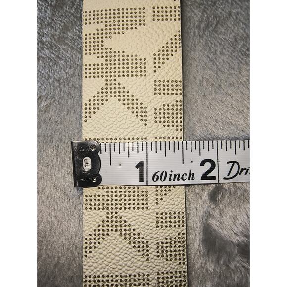 Michael Kors Logo Reversible Belt - Medium Vanilla/Beige main image 8